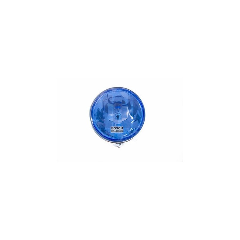 Sunkvežimio žibintas halog.Bosch apvalus mėlynas 12/24 (H1+5W) 0.986.310.528