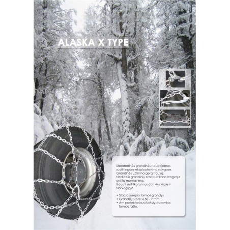 Snow chain ALASKA X 12.5X20 335 80-20 13 80-20 12 80-22.5 11.2-24 293702