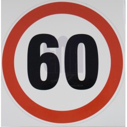 Greičio limito lipdukas 60