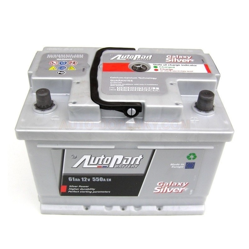 Truck battery Autopart Galaxy Silver 61Ah 550A(EN)