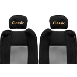 Veliūriniai sėdynių užvalkalai Classic, RENAULT T - ADJUSTABLE HEADRESTS