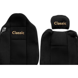 Veliūriniai sėdynių užvalkalai Classic, RENAULT T - DIFFERENT HEADRESTS