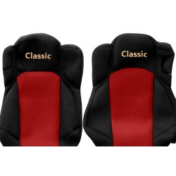 Veliūriniai sėdynių užvalkalai Classic, MERCEDES ACTROS MP 4 VENTILATED DRIVER'S SEAT / FOLDABLE PASSENGER SEAT (01.2011-)